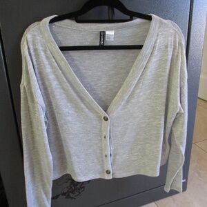 H & M Gray Cardigan - NWOT - Size Small